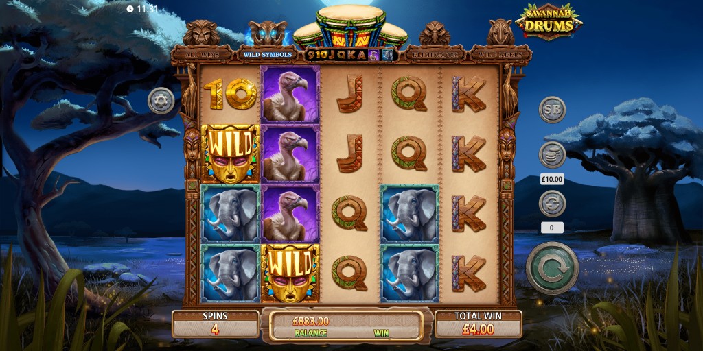 Savannah Drums Online Slot 2022